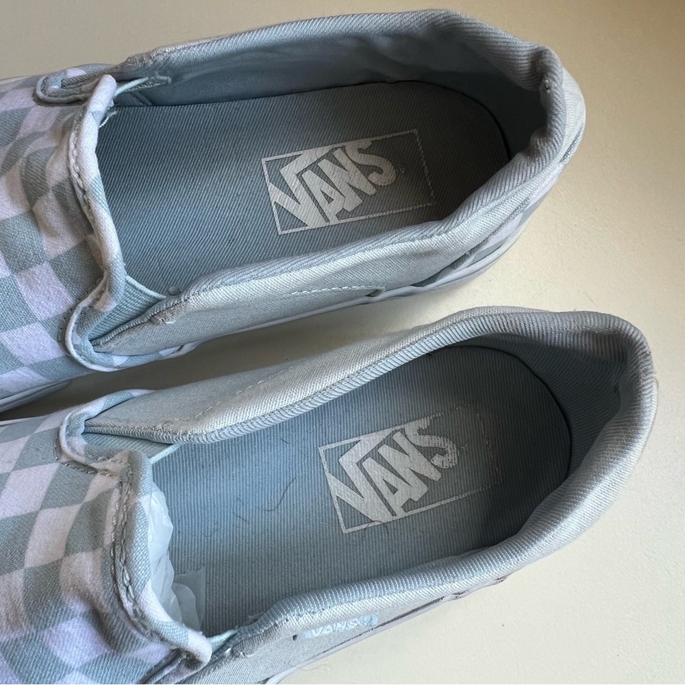 Vans Low Top Checkerboard Trainers - Picture 5 of 6